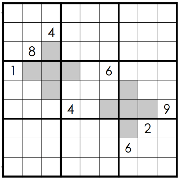 Non consecutive Clone-Sudoku von Fred Stalder