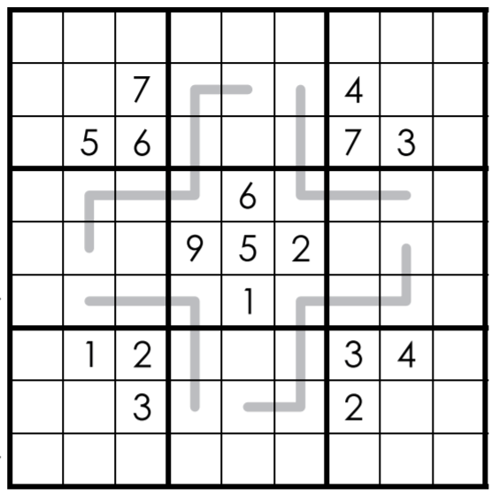 Palindrome Sudoku von Fred Stalder