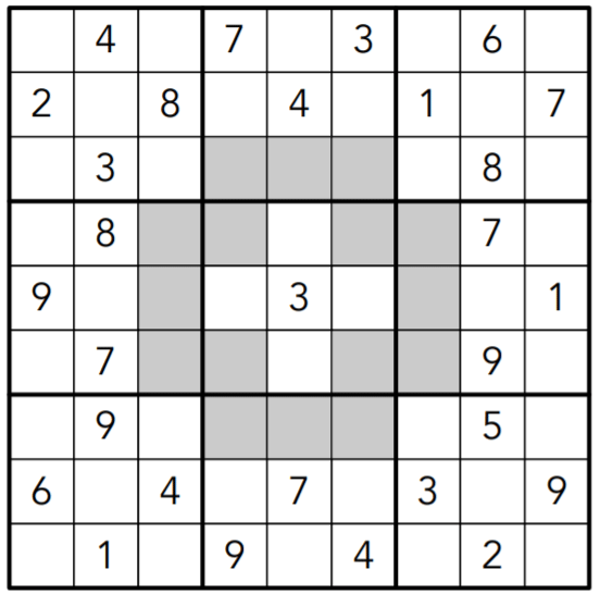 Swiss-Border Sudoku von Roger Kohler